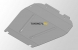 Opel Antara 2012-Защита картера (алюминий) 4 мм Двигатель 2,4 л. Совместимо с OPEL ANTARA 2012